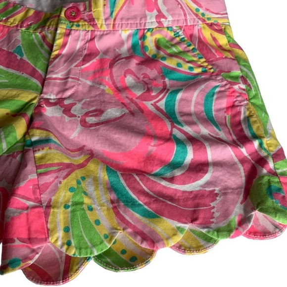 Lily Pulitzer Women’s The Buttercup Short Size 00 100%  Cotton Floral - Picture 12 of 14